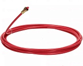 Красная направляющая из ПТФЭ (5.5 м) для проволоки 1.0-1.2 мм( KP10418-5M )